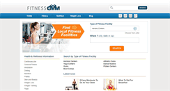 Desktop Screenshot of fitnessgym.com