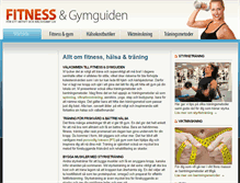 Tablet Screenshot of fitnessgym.se